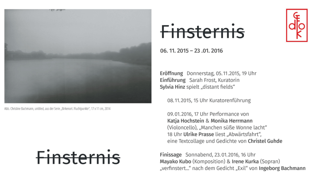 Finsternis – GEDOK Galerie Berlin