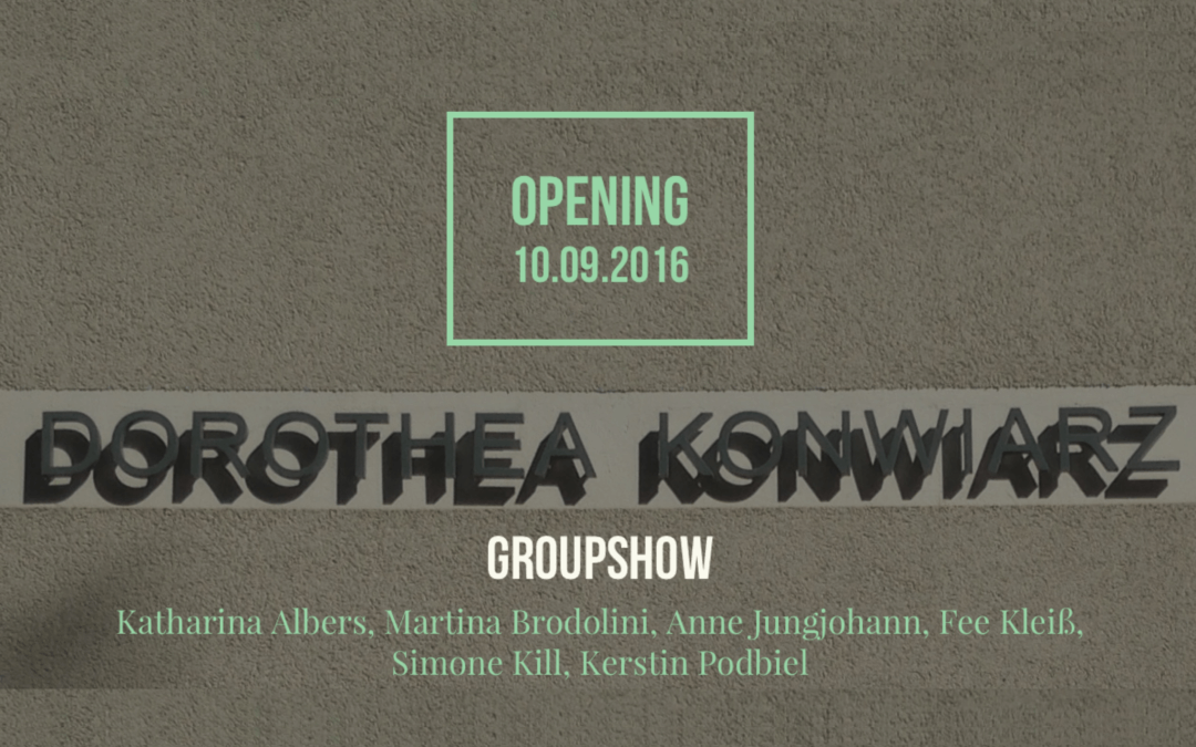 Stipendiatinnenausstellung Dorothea-Konwiarz-Stipendium 2016