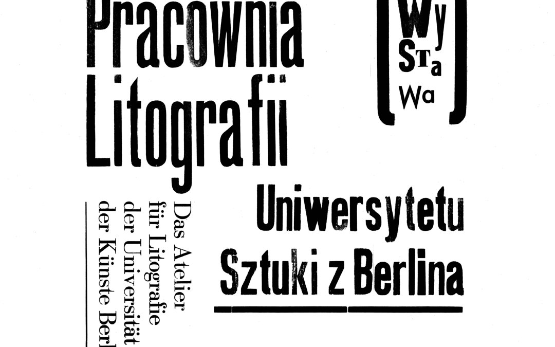 Pracownia Litografii Universytetu Sztuki z Berlina