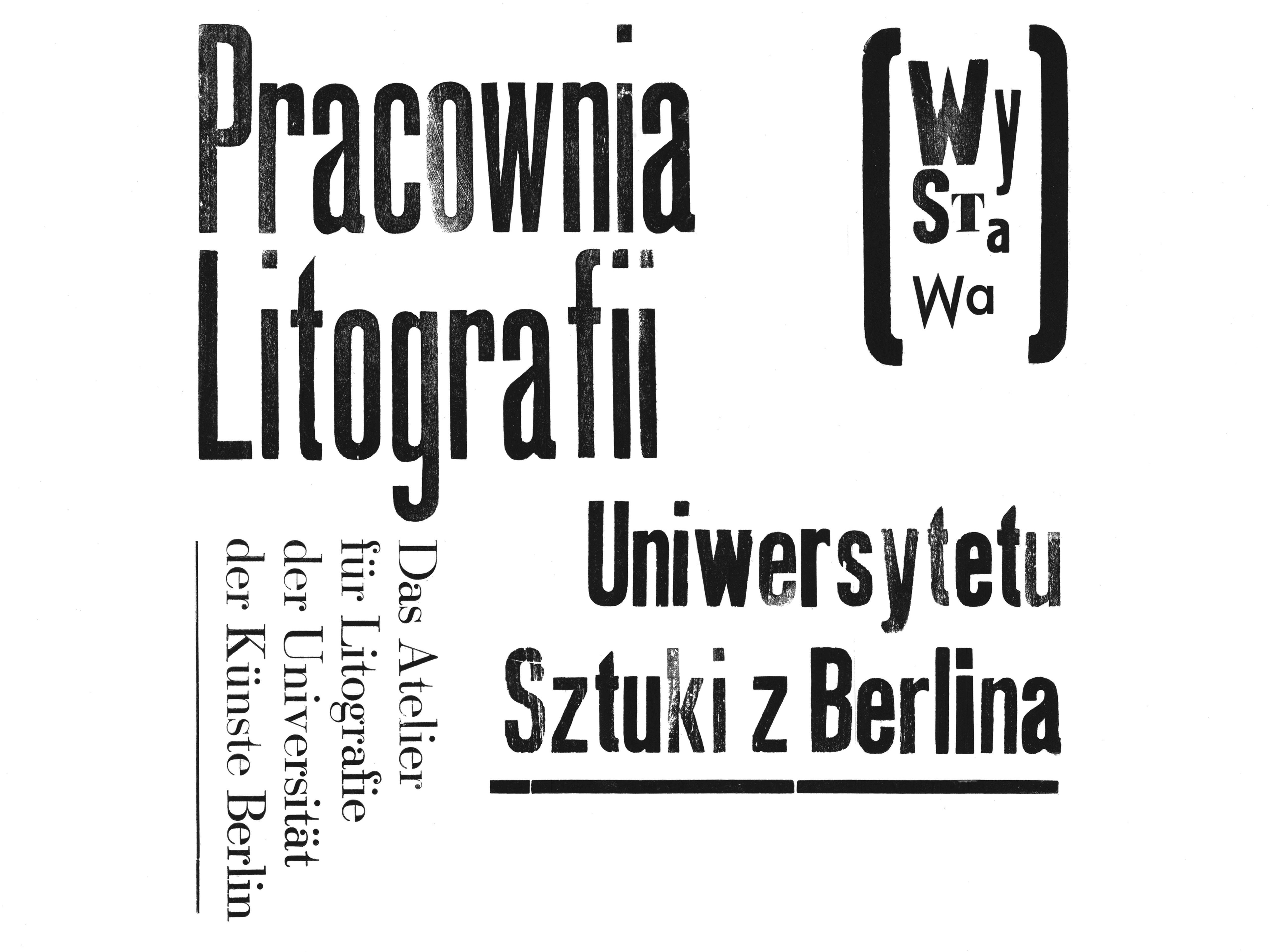 Pracownia Litografii Universytetu Sztuki z Berlina