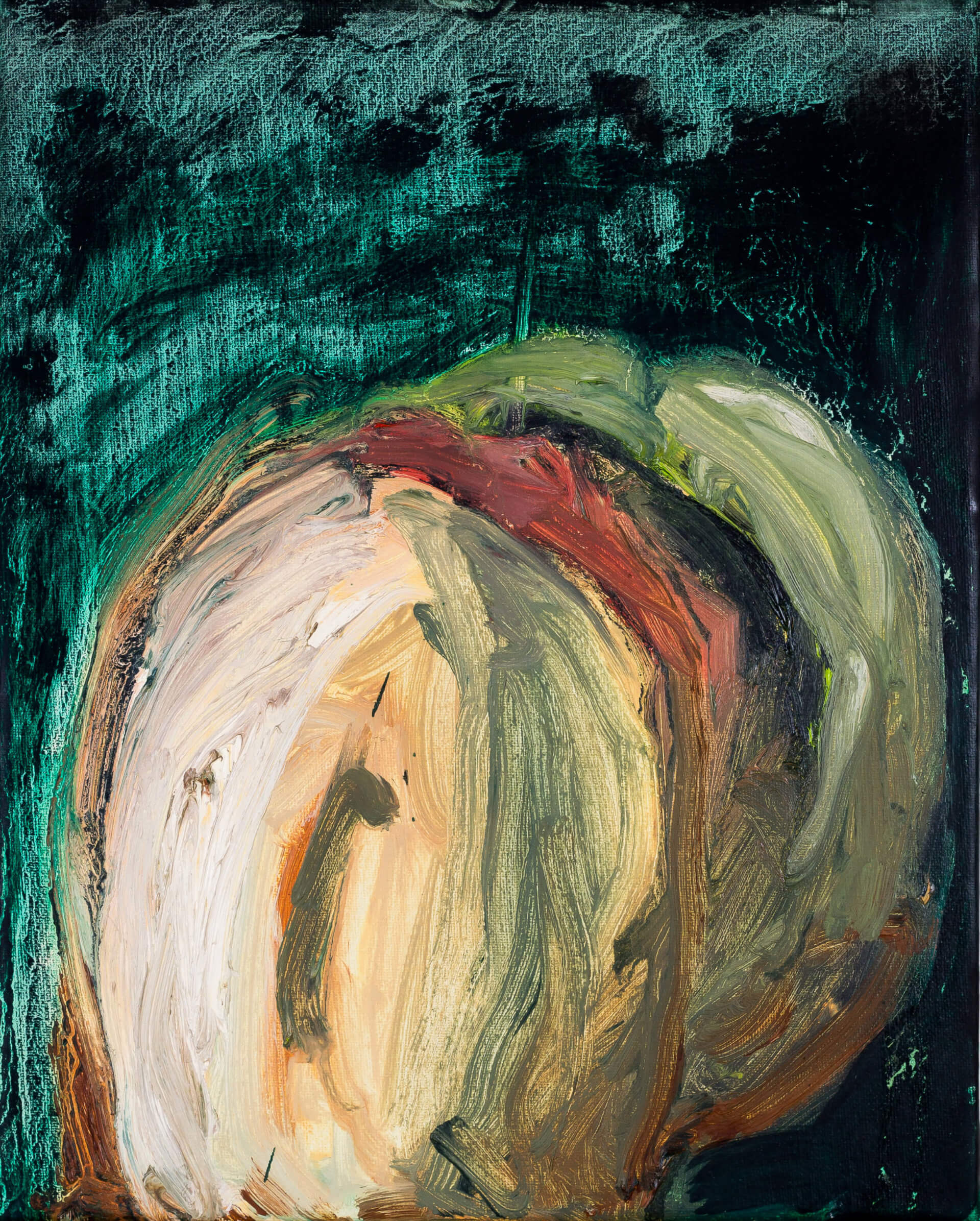 Katharina Albers, Transformation XXV, 2011, Öl auf Leinwand, 30×24 cm