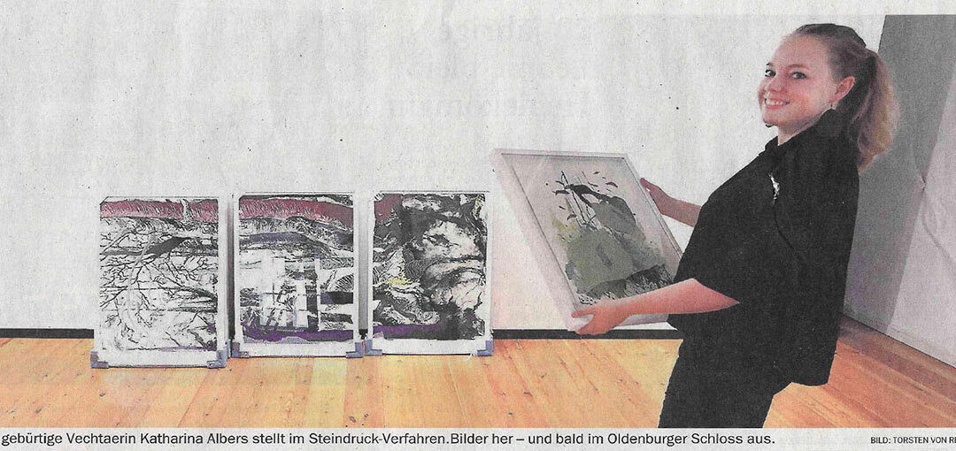 Mystischer Wald vom Stein aufs Papier
